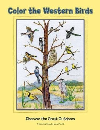 Picture of Color the Western Birds: Discover the Great Outdoors Coloring Book