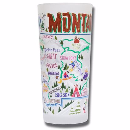Picture of Souvenir Glass - Ski Montana
