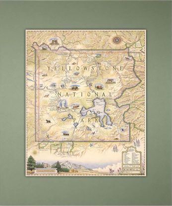 Picture of Mini Map: Xplorer Yellowstone Map
