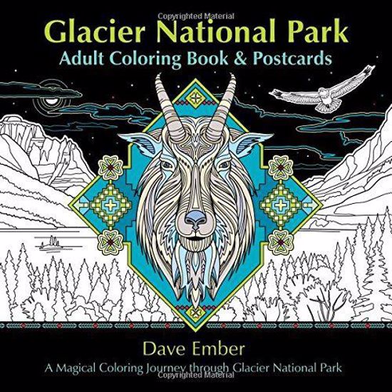 Picture of Glacier National Park Coloring Book