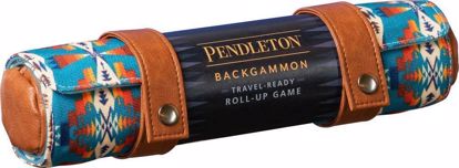 Picture of Pendleton Backgammon: Travel-Ready Roll-Up Game