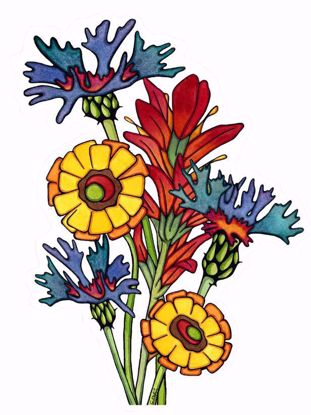 Picture of Sticker - Wildflowers