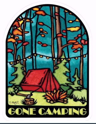 Picture of Sticker - Gone Camping
